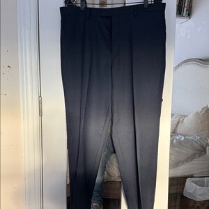 Banana Republic Navy 34 Standard Fit Wool Dress Pants